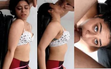 Desi BDSM of Mumbai Girl Deep Blowjob & Taking cum in her Mouth
