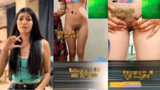 Hot Punjabi Model Showing Her Pussy and Boobs on Live Show