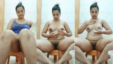 Kozhikode Rethi Chechi’s Nude Soapy Hairy Pussy Bath MMS