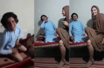 Pak 18 Year Old Son Caught Drilling Stepmom’s Pussy by Dad MMS