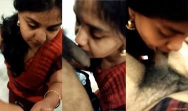 Sexy Chennai Lady’s Bold Mall Toilet Blowjob to Lover