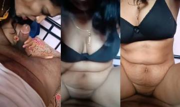 Sexy Aunty Deepthroats Jeeja Then Rides to Orgasm