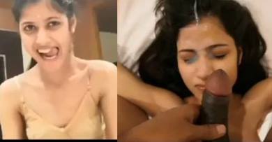 Skinny Delhi Girl’s Hard Bang & Thick Facial in Hotel