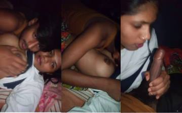 Inexperienced Bihari GF’s Cute Blowjob & Foreplay