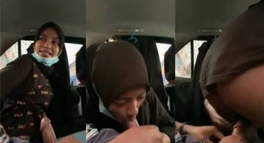 Islamabad Hijabi Girl Blows Then Rides in Car with Lover