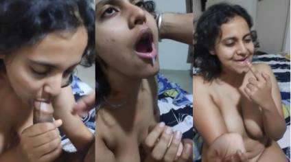 Professor Fills College Babe’s Throat with Hot Cum