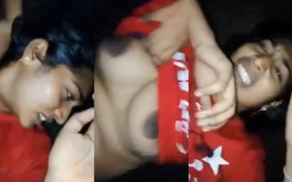 Tamil Girlfriend Takes Quick Doggy Pussy Drill Outdoors