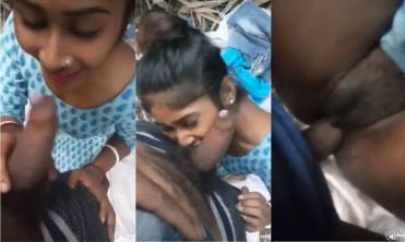 Sexy Bengali Village Babe Sucks Then Fucked Hard in Jungle