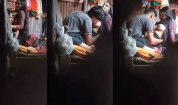 Nagpur Sexy Girl Feeding Her Hot Boobs to BF Secretly