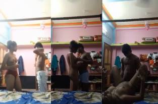 Young Neighbor Drills Sexy Tamil Girl’s Juicy Pussy at Night