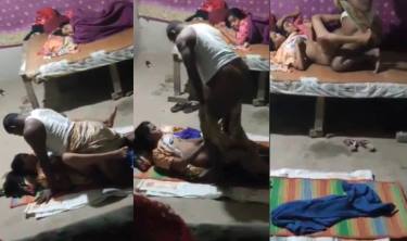 Tamil Village Uncle Drills Wife Pussy in Front of Saali