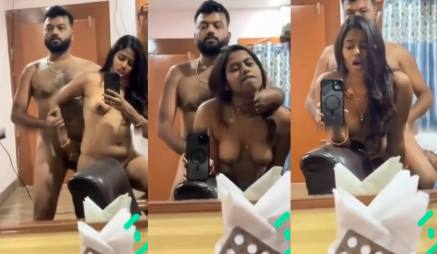 Marwadi Lovers’ Pre-Marriage Hotel Fuck Mirror Video & Hard Doggy