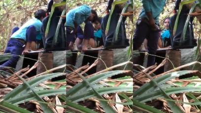 Lovers Fuck Hard in Open Park & Rub Cum with Tissue