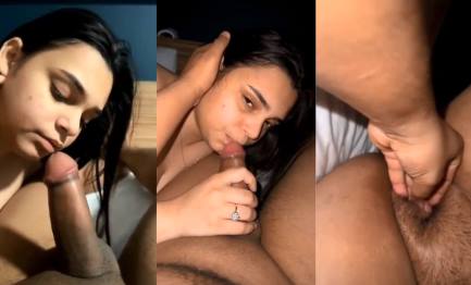 Punjabi Hottie Sucks BF’s Cock Like Lollipop While He Fingers Her Hot Pussy