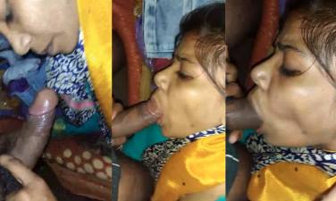 Village Aunty Sucks Secret Lover’s Cock & Getting Ready to Drill Pussy
